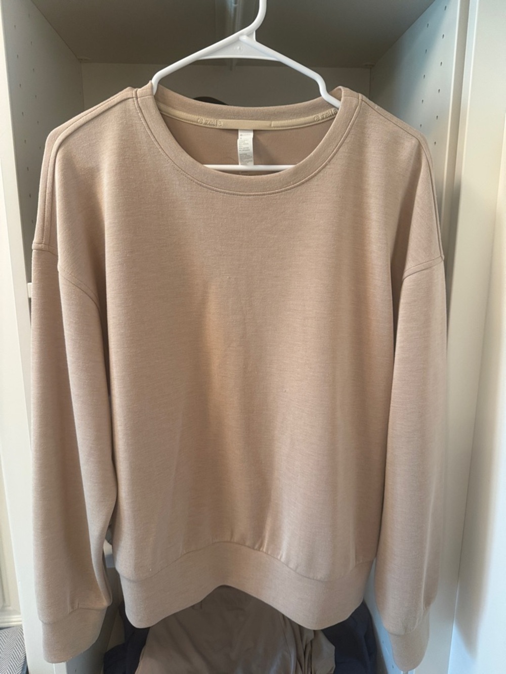 Zella Women's Crewneck Sweatshirt - Light Taupe